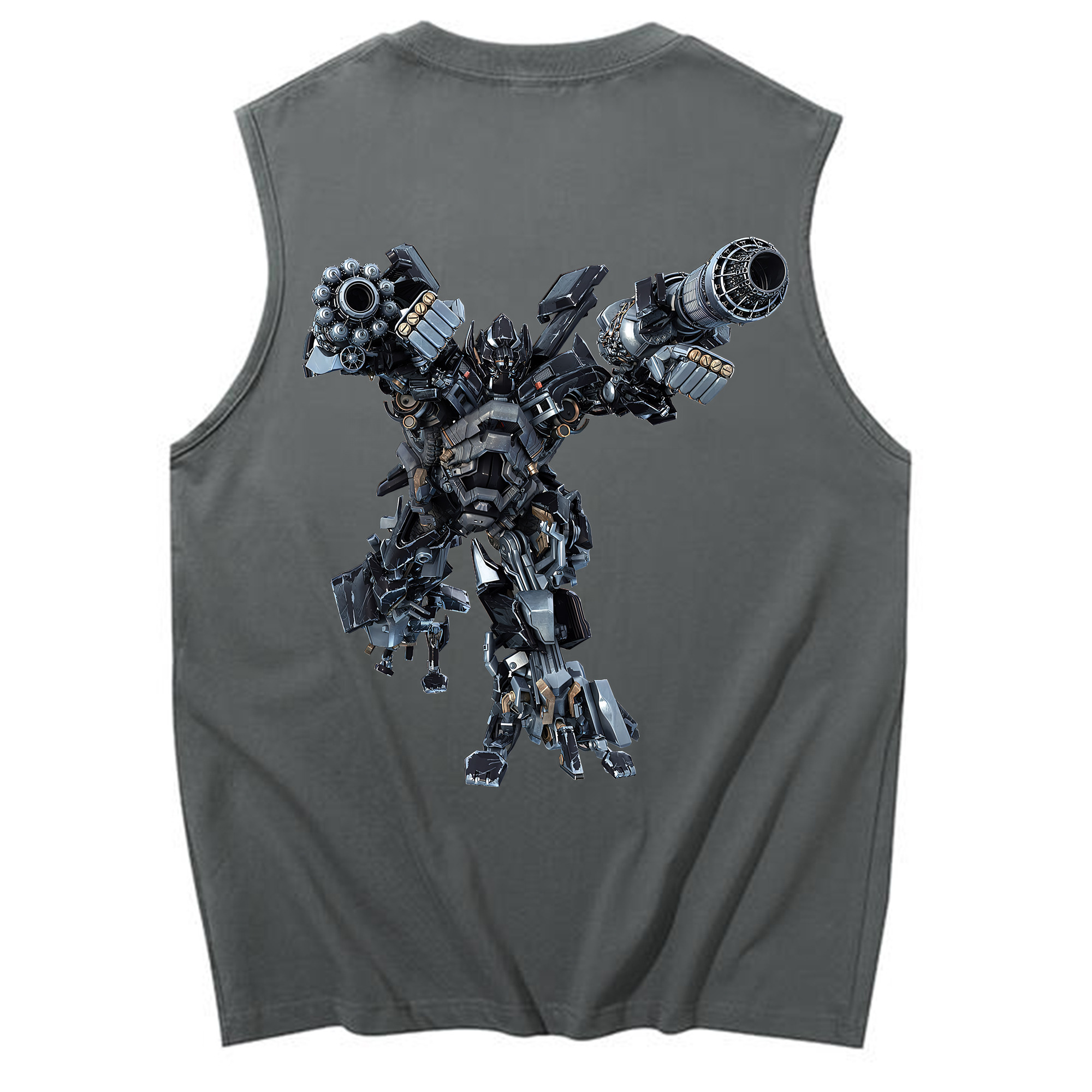 （画像用） Transformers トランスフォーマー コットン100％タンクトップ（背面プリント）